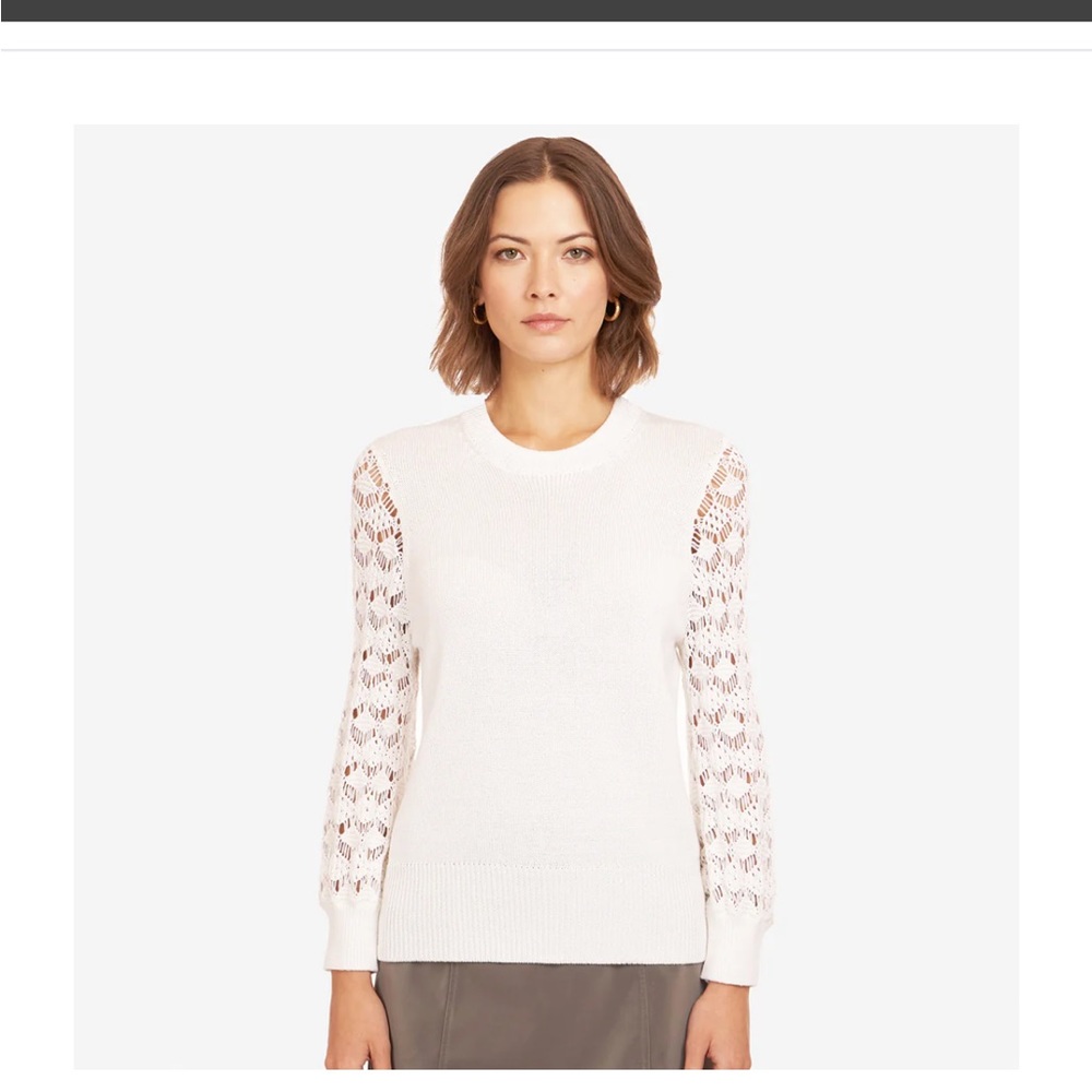 Cotton by autumn cashmere. Size small white. Worn once. Excellent condition.